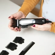 Andis Ultra Clip Corded 10 piece Clipper Kit, Black / Silver