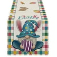 thumbnail image 1 of Hearth & Gear Easter Table Runner Linen Bunny Print Home Tablecloth Holiday Party Table Decoration Tablecloth Mat H End Table Small Dining Table Rug Back to School Table Table 48 Inches Napkins, 1 of 1