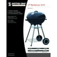 thumbnail image 4 of Better Chef 17 Inch Portable Charcoal Grill Rust Resistant Aluminum Ash Catcher, 4 of 4