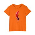 thumbnail image 1 of RXIRUCGD 2025 Vêtements d'Été pour Enfants T-shirt Imprimé Mode Mignon Col Rond Manches Courtes, 1 of 5