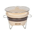 thumbnail image 3 of SunniMix Clay Household Barbecue Grill Camping for BBQ Backpacking Hiking C, 3 of 6