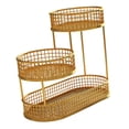 thumbnail image 5 of Baoblaze Metal Fruit Basket Serving Stand Wrought Iron Fruit Stand Large Capacity Counter Space Saver Fruits Stand Holder Serving Bowl gold, 5 of 8