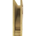 thumbnail image 4 of 6"W x 24"D x 24"H Thin Scroll Rough Cedar Woodgrain TimberThane Corbel, Primed Tan, 4 of 6