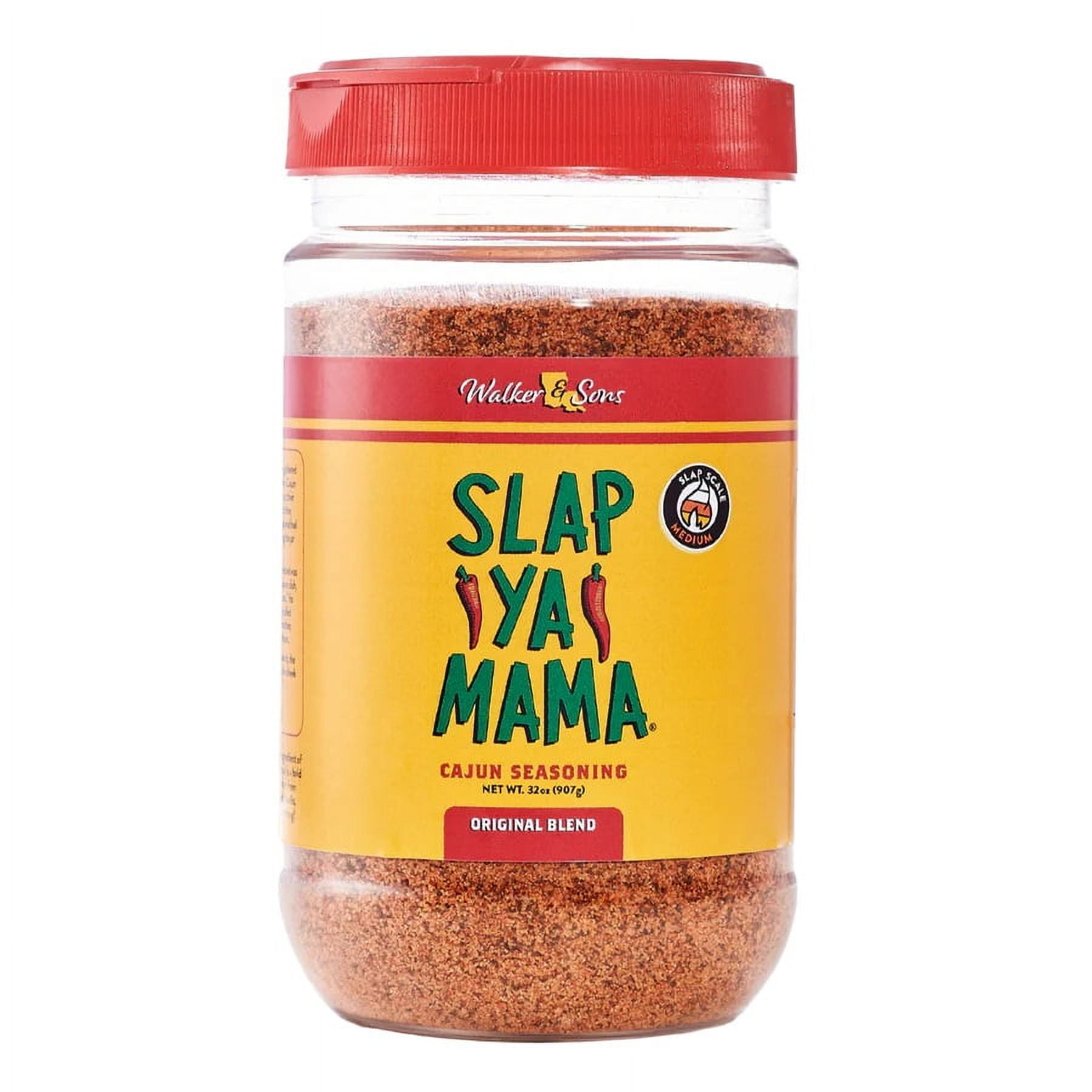 (2 pack) Slap Ya Mama Original Blend Cajun Seasoning, 32 oz Canister – Large Size Authentic Louisiana Cajun Spice