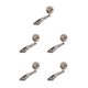 thumbnail image 3 of Mango de carrete giratorio Eigraketly de metal 32mm Gris plateado 5piezas, 3 of 5