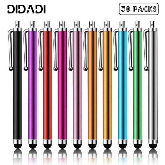 DIDADI 30 Pack Stylus Pens for Touch Screen,High Precision Stylus Pen for iPad iPhone Tablets Android Samsung Galaxy, Universal Stylus for All Capacitive Touch Screens Devices