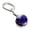Aquarius, variant on Scorpio Zodiac Sign Keychain, Glowing Pattern Key Ring, Metal and Glass Constellation Accessory, 3.15in, 1-Pack