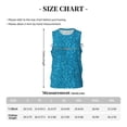 thumbnail image 4 of Rocae Blue Glitter for Men's Basketball Jersey Lightweight and Breathable Athletic Tank Top,Quick-Drying Sports Jersey 4X-Large, 4 of 9