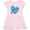 Ballerina Pink, variant on Inktastic Suicide Prevention Awareness Purple and Teal Heart Ribbon Girls Toddler Dress