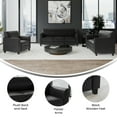 thumbnail image 3 of Flash Furniture HERCULES Diplomat Series Reception Set in Black LeatherSoft, 3 of 11