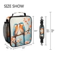 thumbnail image 5 of ALAZA Couple Bird on Branch Lunch Box Insulated Lunch Bag Reusable Thermal Cooler Tote School Picnic, 5 of 6