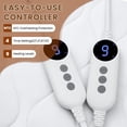 thumbnail image 2 of Vccoem King Heated Mattress Pad, Electric Mattress Pad with 9 Heat Settings & 4 Auto Off Timers, Fast Heating, Machine Washable, White, 2 of 12