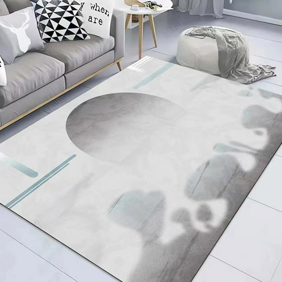 Rug, The Living Room Carpet Is Geometrically Good For Household Use The Bedroom Is Covered With Floor Mats And The Bedside Carpet Is Used As A Floor Mat, A Map