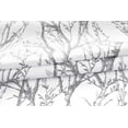 thumbnail image 7 of DriftAway Tree Branch Botanical Pattern Painting Blackout Room Darkening Thermal Insulated Grommet Lined Window Curtains 2 Panels 2 Layers, 52" x 72" Gray, 7 of 7