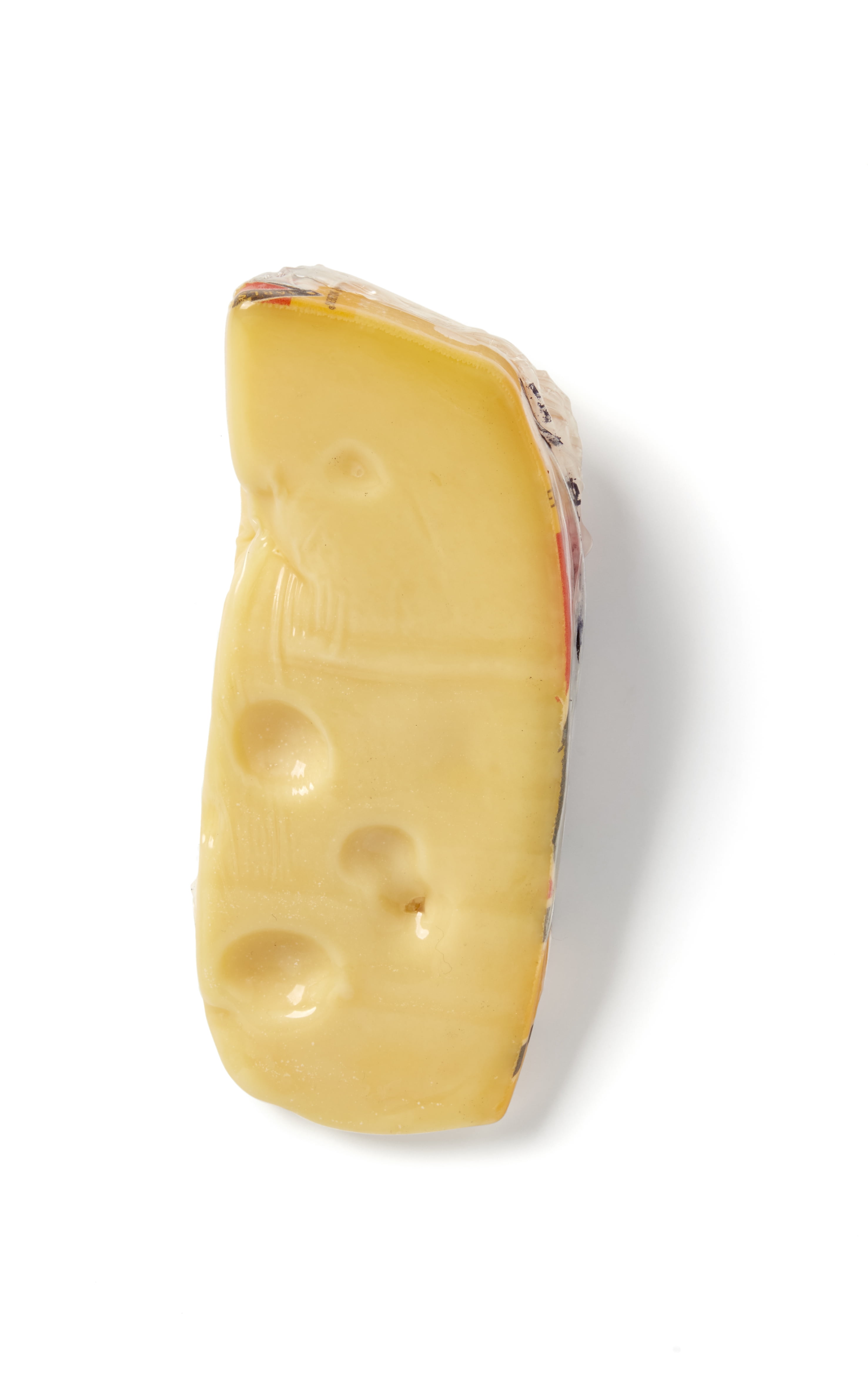 Jarlsberg Wedge 6oz. EW, Semi-Soft Norwegian Style Swiss Cheese, Sealed Fresh in a Plastic Wrap