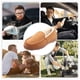 thumbnail image 5 of Pantuflas mocasín Lulex para hombre, para interior y exterior, de felpa, beige, talla 10 M, 5 of 6