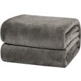 thumbnail image 1 of Unique Bargains Flannel Fleece Throw Twin Queen King Blanket Soft Sofa Blankets Fuzzy Plush Lightweight Blanket for Couch Sofa Traveling, 1 of 10