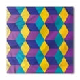 thumbnail image 1 of Abstract Bandana, Optical Illusion Cubes, Unisex Head and Neck Tie, by Ambesonne, 1 of 2