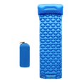 thumbnail image 3 of Camping Sleeping Pad with Pillow Camping Mat Inflatable Sleeping Mat Portable Inflatable Sleeping Pad Camping Mattress for Traveling Outdoor Blue, 3 of 10