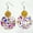 #2, variant on Sequins Glitter Acrylic Round Geometric Statement Earrings Women Party Jewelry