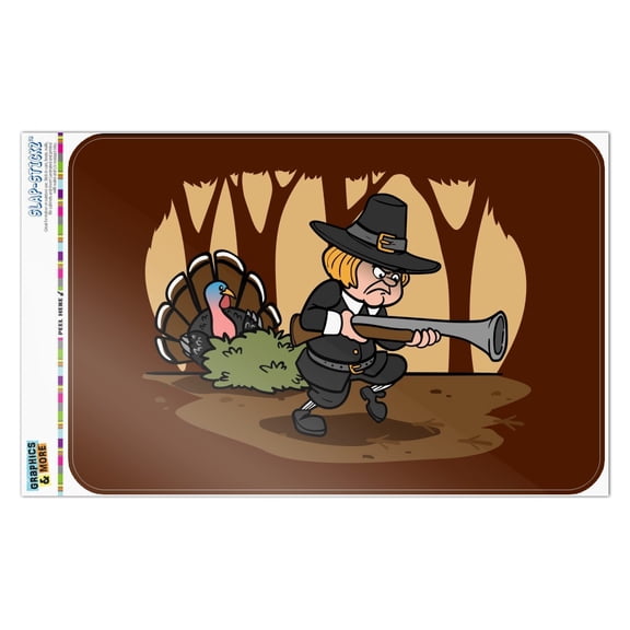 Pilgrim Turkey Thanksgiving Hunting Home Business Office Sign