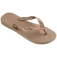 thumbnail image 2 of Havaianas Top Tiras Women's Flip Flop Sandals - Rose Gold, 6, 2 of 4