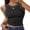 01-Black, variant on ANRABESS Womens Color Block Tank Tops High Neck Sleeveless Racerback Ribbed Knit Fitted Basic Tee Shirts 2026 Summer Clothes Navy Blue Small