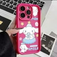 thumbnail image 3 of Sanrio Cinnamoroll Kuromi Phone Case For iPhone 15 14 Pro Max 13 Plus 12 11 Pro XR XS X 7 8 Plus SE2 Soft Silicone Cover Shell FJH FJH, 3 of 7