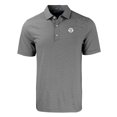 thumbnail image 2 of Men's Cutter & Buck Black Milwaukee Brewers Forge Eco Double Stripe Stretch Recycled Polo, 2 of 3