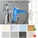 thumbnail image 5 of Organizador de secador de pelo autoadhesivo sin esfuerzo, soporte de pared resistente a daños, diseño antideslizante para un almacenamiento seguro de herramientas de peinado resistentes al calor, 5 of 5