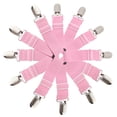 thumbnail image 4 of Soporte para sábanas de colchón y cama triangular ajustable, correas, Clips, sujetadores de agarre (rosa), 4 Uds., 4 of 10