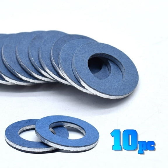 10Pcs Oil Drain Plug Washer Gaskets Car for Toyota Lexus Scion OE#90430-12031 US