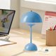 thumbnail image 3 of Lámpara Dormitorio Decorativo USB LED Lámparas de Mesa Luz Nocturna Táctil Decoración Moderna Regalos Plata, 3 of 9