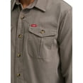 thumbnail image 3 of Wrangler® Men's and Big Men's Relaxed Fit Long Sleeve Woven Shirt, S-5XL, 3 of 3