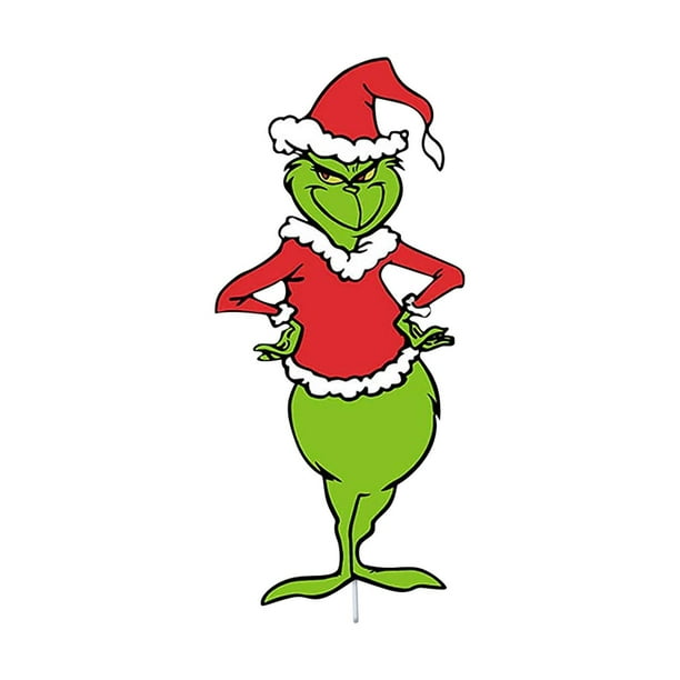 the Grinch Christmas Decor Christmas Decorations, Yard Signs With Stakes, Sign For Xmas Garden Decor, Stealing Christmas Decor Party Supplies Decorations Outdoor