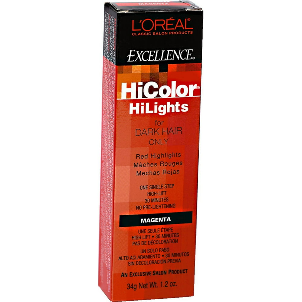 L Oreal Excellence Hicolor Magenta Hilights 1 2 Oz Pack Of 3