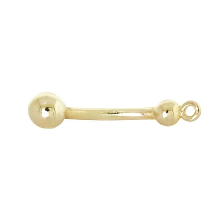 Add On Charm Belly Ring In 14k Gold