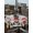 Gray, variant on Outdoor Tablecloth with Umbrella Hole and Zipper, Black Red Christmas Rectangle Table Cloth 60x102 Inch Waterproof Tablecloth, Gnomes Xmas Tree Snowflake Gifts Birds Picnic Table Cover for Patio