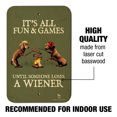 thumbnail image 2 of It's All Fun and Games Until Someone Loses a Wiener Dachshund Dogs Home Business Office Sign, 2 of 7