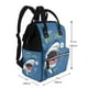 thumbnail image 2 of Easygdp Great White Shark para Bolsa de Bebé de Gran Capacidad con Múltiples Bolsillos, Bolsa de Pañales para Padres, Bolsa de Viaje Organizada y Elegante, 2 of 6