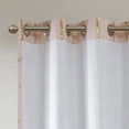 thumbnail image 5 of Intelligent Design Total Blackout Curtain Set of 2, Adult Indoor Geometric Curtains, 50” x 84”, Blush/Gold, 5 of 10