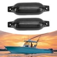 thumbnail image 1 of Boat Bumpers Fenders, Easy To Inflate UV Resistance Easy Installation Black Inflatable Boat Bumper PVC Widely Applicable  for Fishing Boats, 1 of 7