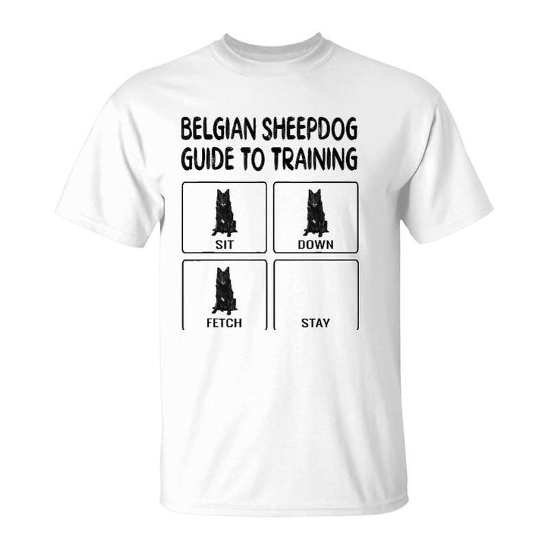 Belgian Sheepdog Guide To Training Dog Obedience TShirt