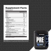 NutraBio STIM-Free PRE Workout for Men, New Formula | Laser Focus, Extreme Pumps | Performance, Endurance | 10g Citrulline, Beta Alanine, Nitrates, Nootropics, Electrolytes - 20 Servings Blue Razz
