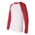 thumbnail image 1 of Camiseta de béisbol de Canvas para hombre, Canvas blanco grande grande Canvas Camiseta de manga corta, 1 of 1