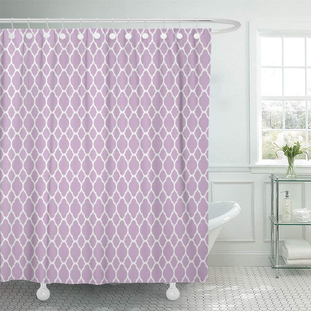 lilac shower curtain