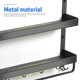 thumbnail image 3 of BESTYASH Soporte Para Toallas De Negro Con Estantes Amplios Y Sin Taladro Para Instalación Fácil, 3 of 8