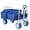 #3, variant on Beach Wagon Cart with Rod Holders, 500 lbs Heavy Duty Collapsible Fishing Wagon with 9"x4" All-Terrain Wheels, Cooler Bags, Storage Pockets & Adjustable Handle, Blue