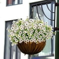 thumbnail image 3 of ZOELNIC 12 Bundles Artificial Fake Flowers Outdoors, Realistic UV Resistant Faux Plants with Silk Flowers for Outside Planters Window Box Front Porch Summer Decoration, 3 of 7