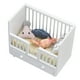 thumbnail image 3 of Cuna De Bebé En Miniatura Para Casa De Muñecas, Decoraciones, Muebles De Cuna Para Casa De Muñecas, Artesanía Para Habitación De Casa De Muñecas Para Niños, 3 of 7